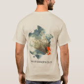 Uitsterven is voor altijd - Peregrine Falcon T-shirt (Achterkant)