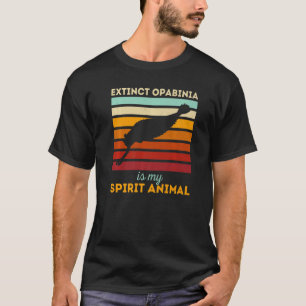 Uitsterven Opabinia is mijn dierlijk prehistorisch T-shirt