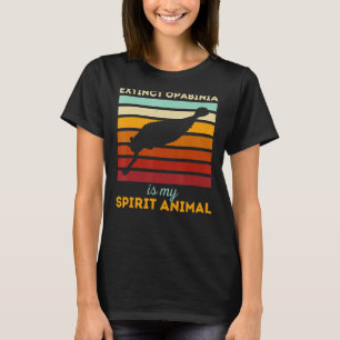 Uitsterven Opabinia is mijn dierlijk prehistorisch T-shirt