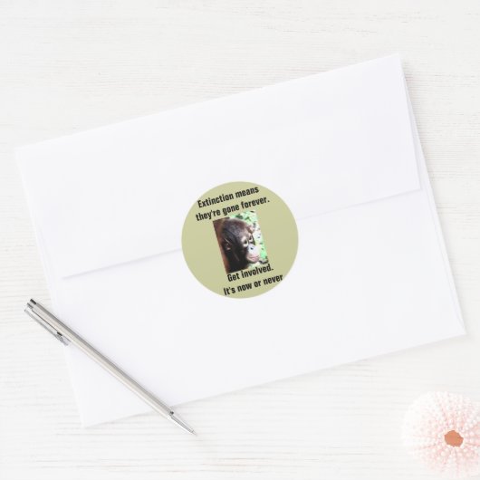 Uitsterven sticker (Envelop)