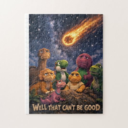 Uitsterven van de dinosauriërs legpuzzel (Verticaal)
