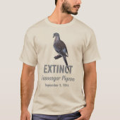 Uitsterven van trekduif t-shirt (Voorkant)