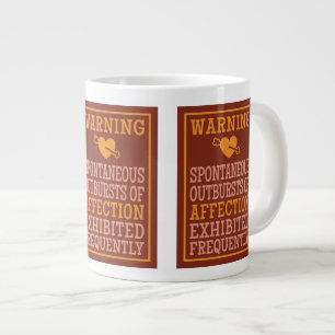 Uitstoot van affectie-mokken grote koffiekop