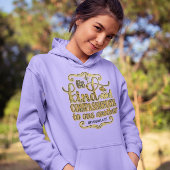 Uitstralen Liefde en Vriendelijkheid Wees Vriendel Hoodie