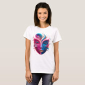 Uitstralen van buitenaardse schoonheid t-shirt (Voorkant volledig)