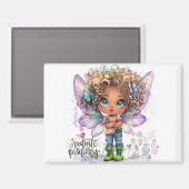 uitstralen van de positiviteitslijn-sprookjesmagne magneet (Voorkant / Achterkant)