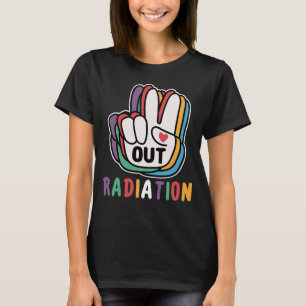 Uitstraling laatste dag van straling kanker krijge t-shirt