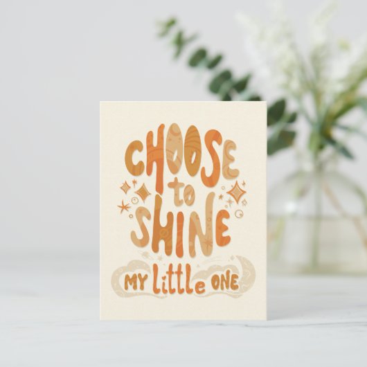 Uitstralingspositiviteit: kies om Inspirerend te g Briefkaart (Staand voorkant)