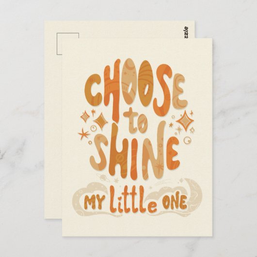 Uitstralingspositiviteit: kies om Inspirerend te g Briefkaart (Voorkant / Achterkant)