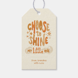 Uitstralingspositiviteit: kies om Inspirerend te g Cadeaulabel