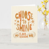 Uitstralingspositiviteit: kies om Inspirerend te g Kaart (Gele Bloem)