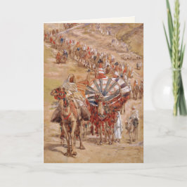Uittocht uit Egypte. Fine Art Pesach Wenskaart Kaart