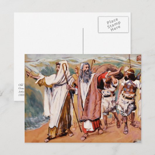 Uittocht uit Egypte. Kunstpascha Briefkaart (Voorkant / Achterkant)