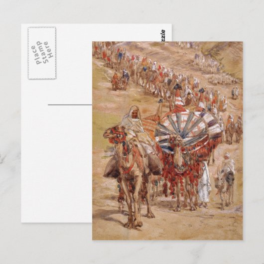 Uittocht uit Egypte. Pascha Fine Art Briefkaart (Voorkant / Achterkant)