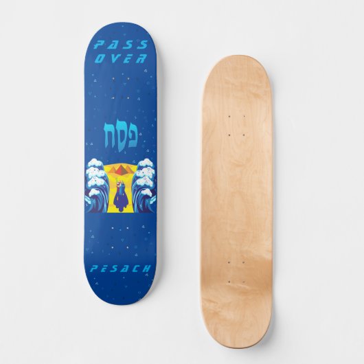 Uittocht van Passover Moses en Israëlieten uit Egy Persoonlijk Skateboard (Voorkant)