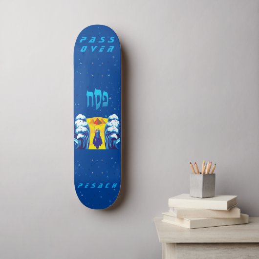 Uittocht van Passover Moses en Israëlieten uit Egy Persoonlijk Skateboard (Muurkunst)