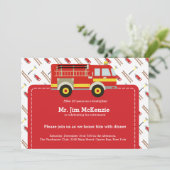 Uittreding brandweerman kaart (Staand voorkant)