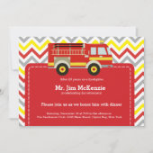 Uittreding brandweerman kaart (Voorkant)