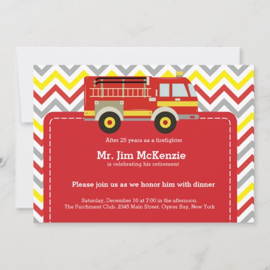 Uittreding brandweerman kaart (Voorkant)