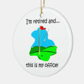 Uittreding Golf humor Keramisch Ornament (Links)