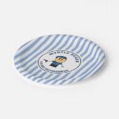 Uittreding van de begrafenisondernemer met exacte papieren bordje (Gekanteld)