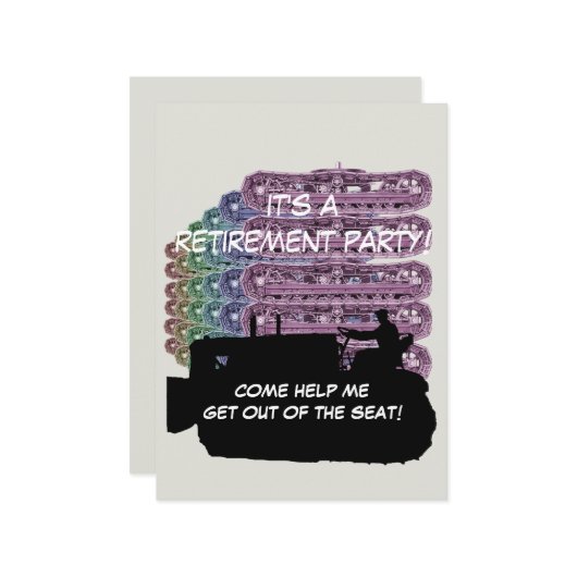 Uittreding van de Bulldozer Exploitant Kaart (Voorkant / Achterkant in situ)