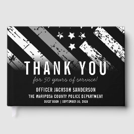 Uittreding van de rectificator Thin Silver Line Gastenboek