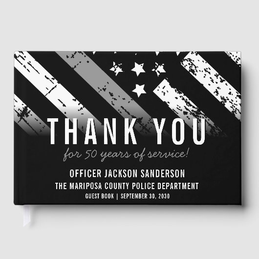 Uittreding van de rectificator Thin Silver Line Gastenboek (Voorkant)