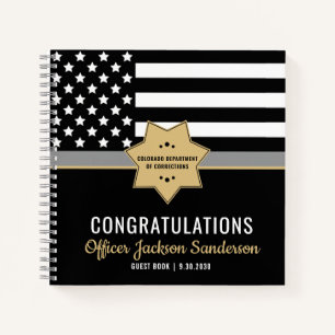 Uittreding van de rectificator Thin Silver Line Notitieboek