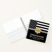 Uittreding van de rectificator Thin Silver Line Notitieboek (Binnen)