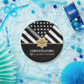 Uittreding van de rectificator Thin Silver Line Papieren Bordje (Feest)