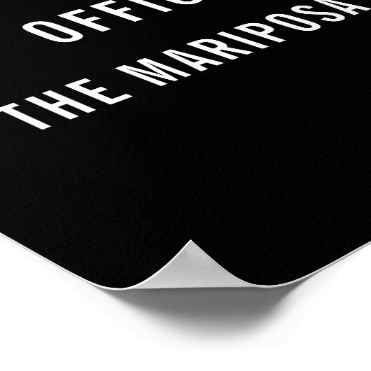 Uittreding van de rectificator Thin Silver Line Poster (Hoek)