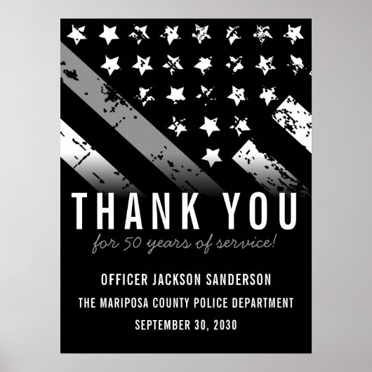 Uittreding van de rectificator Thin Silver Line Poster (Voorkant)