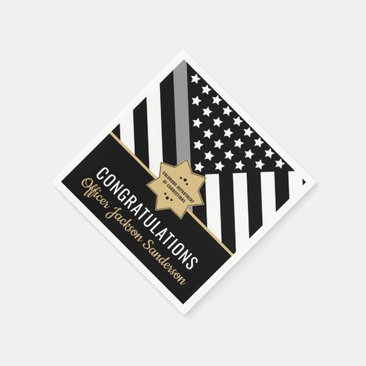 Uittreding van de rectificator Thin Silver Line Servet (Hoek)