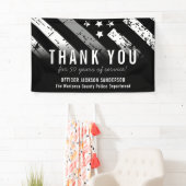 Uittreding van de rectificator Thin Silver Line Spandoek (Insitu)