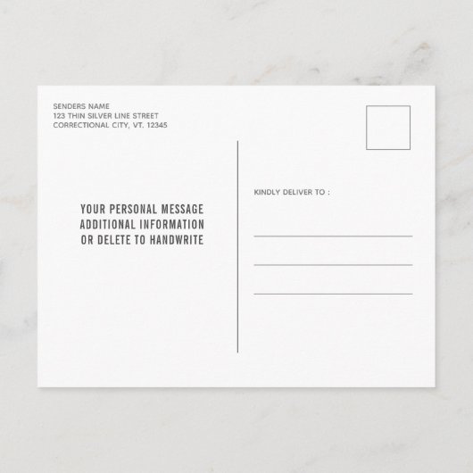 Uittreding van de rectificerende functionaris in d aankondigingskaart (Achterkant)