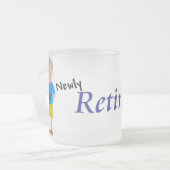 Uittreding van mannen matglas koffiemok (Voorkant links)