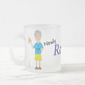 Uittreding van mannen matglas koffiemok (Links)