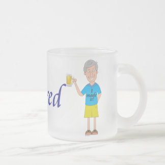 Uittreding van mannen matglas koffiemok