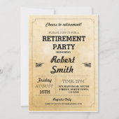 Uittredingen Uitnodiging Rustic Cheers in ruste BB (Voorkant)