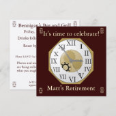 Uittredingsaankondiging Kaart (Voorkant / Achterkant)