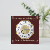 Uittredingsaankondiging Kaart (Staand voorkant)