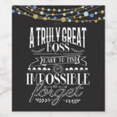 Uittredingsbots Waardering Gift Wine-etiket Wijn Etiket (Enkel label)