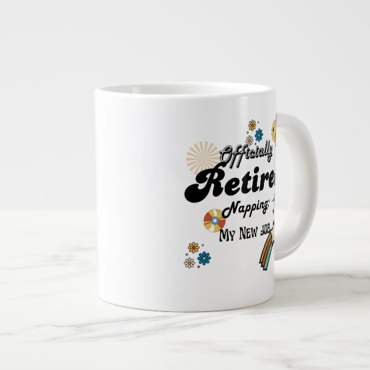 Uittredingsgeschenk Grote Koffiekop (Voorkant rechts)