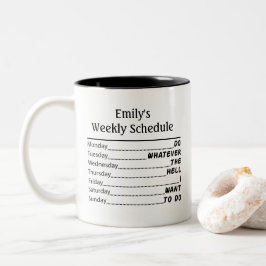 Uittredingsgeschenken voor vrouwen en mannen tweekleurige koffiemok