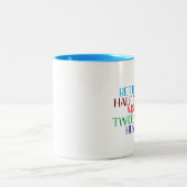 Uittredingskoffie Tweekleurige Koffiemok (Center)