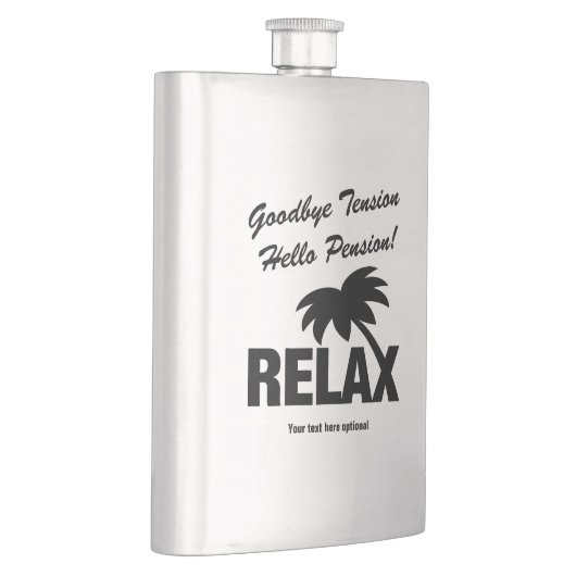 Uittredingskolf Afscheid hallo pensioen Heupfles (Rechts)