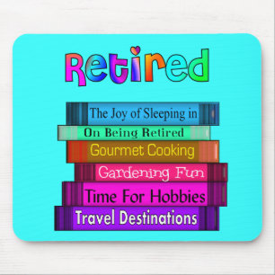Uittredingskortingen Unieke stapel boekenontwerp Muismat