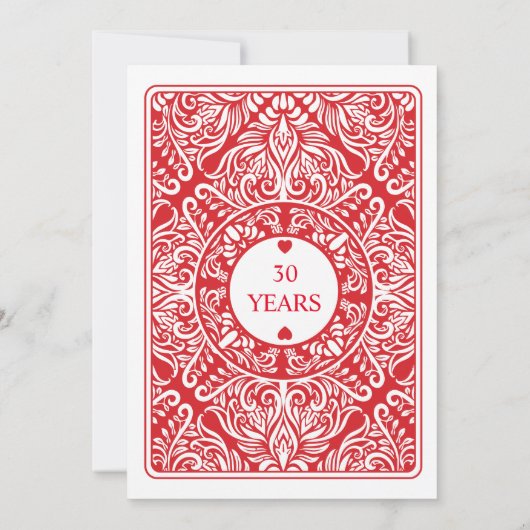 Uittredingspartij Harten die kaarten afspelen Vega (Achterkant)