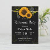 Uittredingspartij voor soonsbloemen in het deelsta kaart (Staand voorkant)